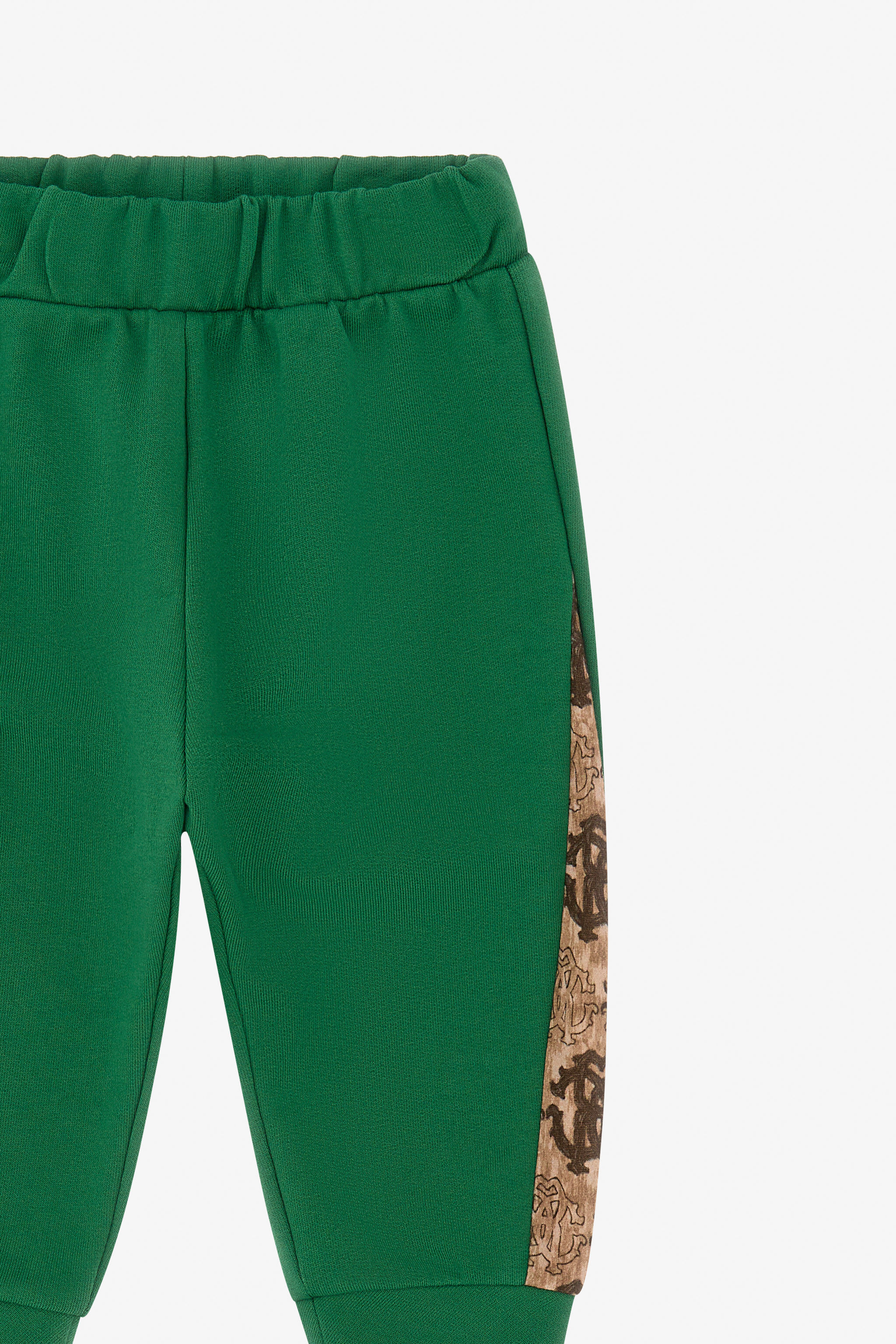 JU Jogginghose Mit Logoeinsätzen Grün TJT232-CF050