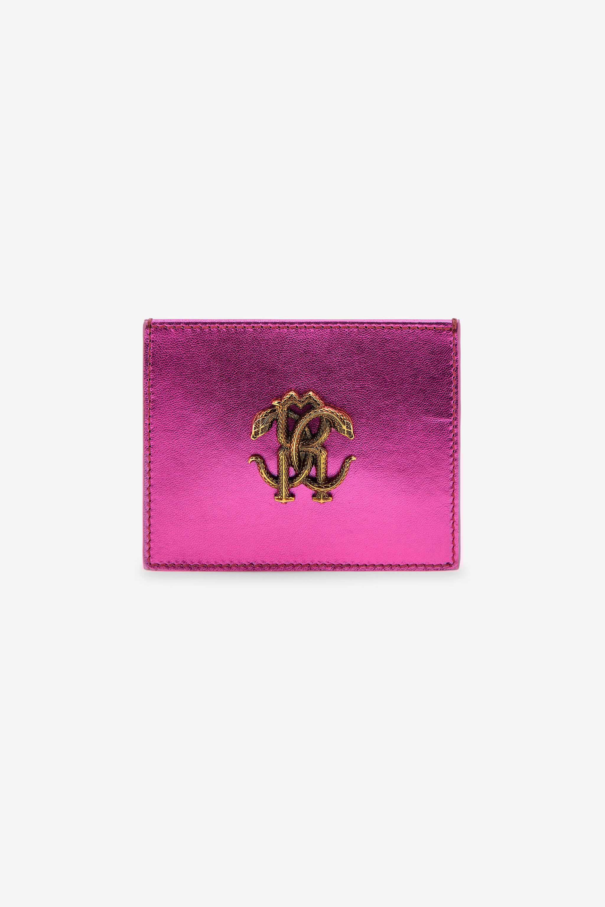 RC Cardholder with Monogram RC Fuchsia SKA004-PN199