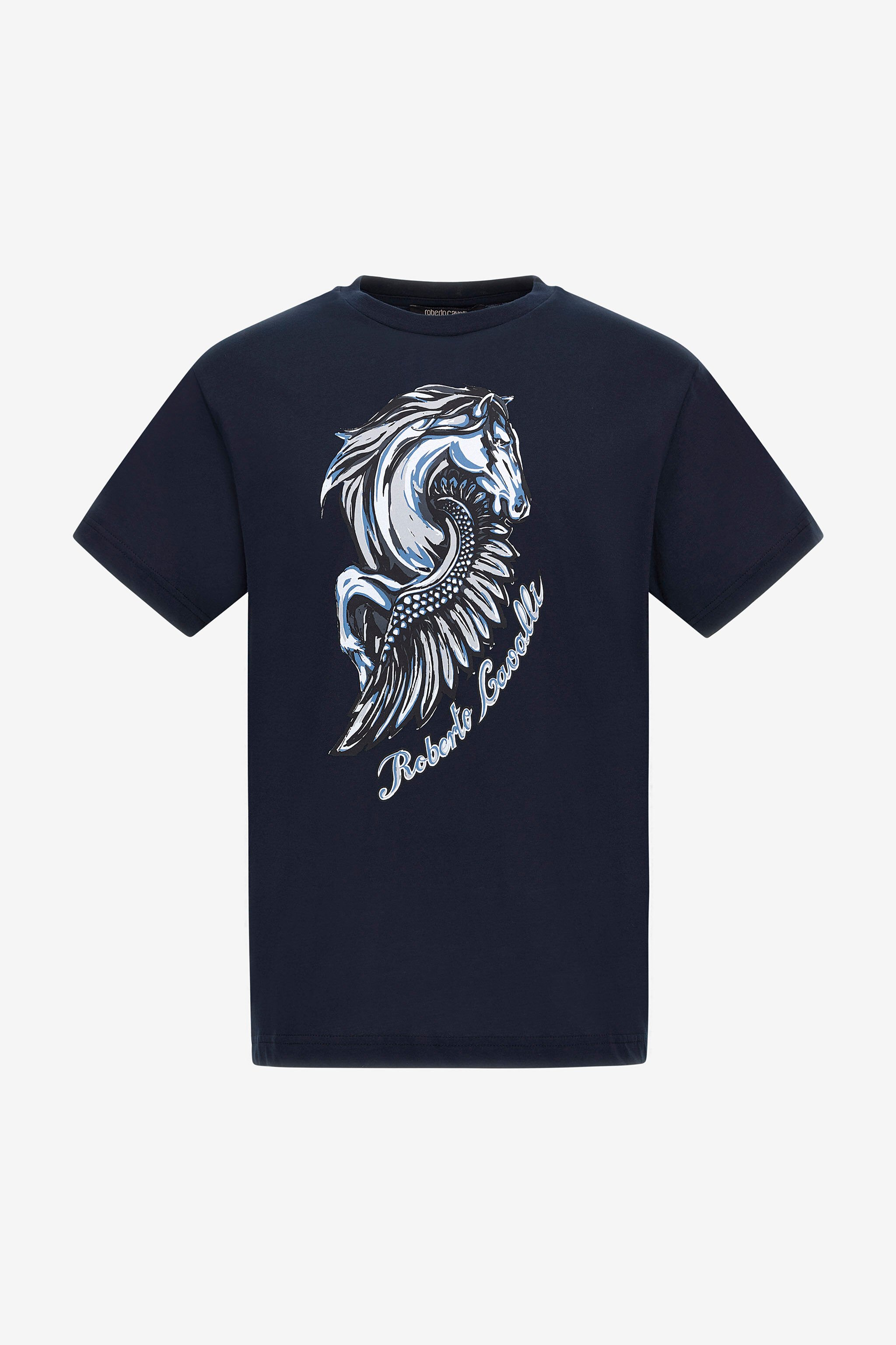 RC T-shirt with Horse logo and print Dunkelblau NOT60P-JD060