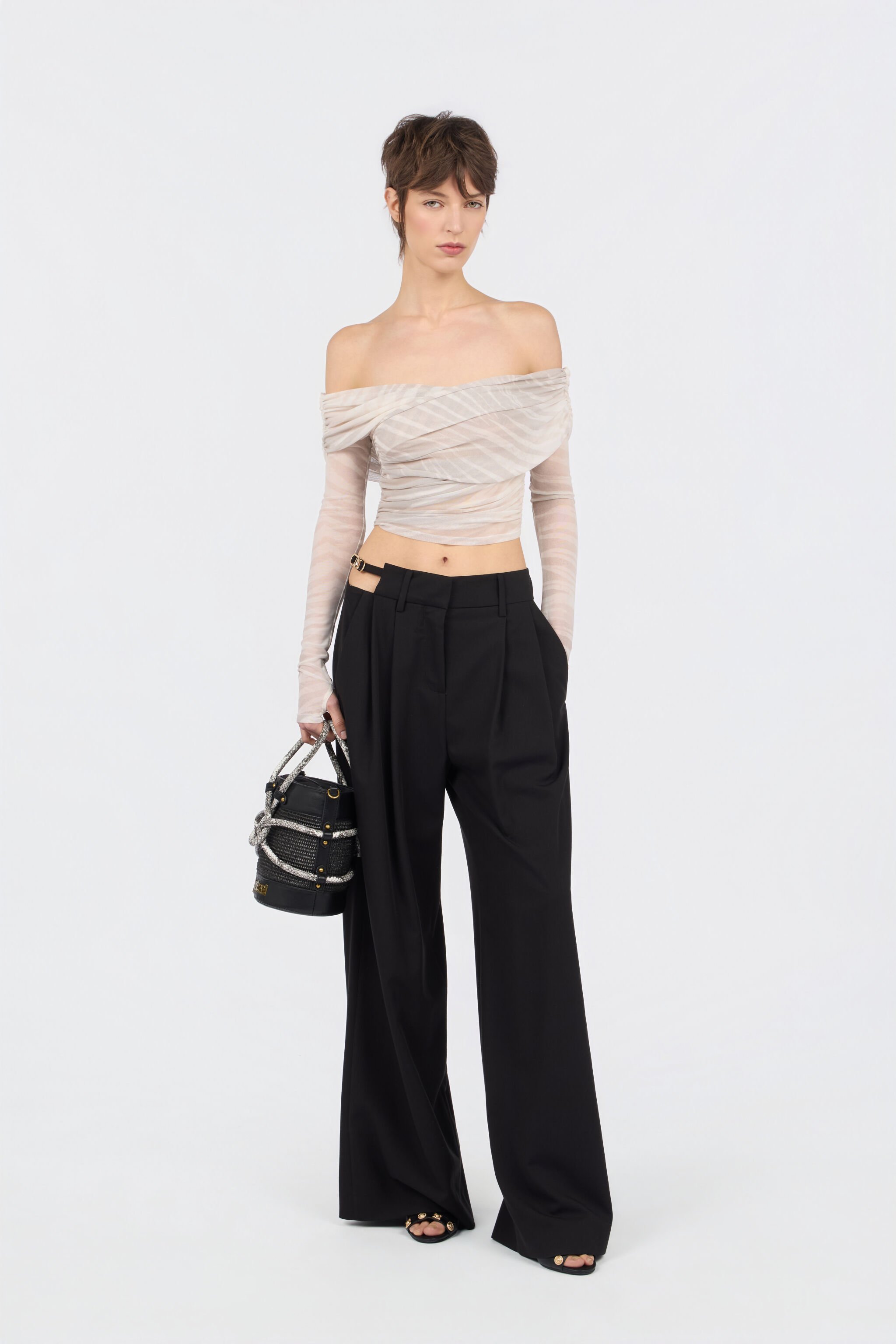 JC Black Trousers BLACK WFT153-WF500