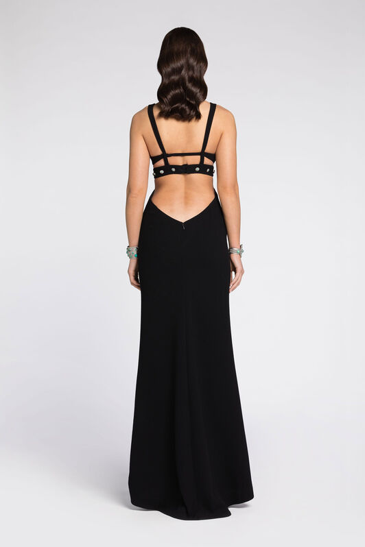 RC Cut-Out Maxi Dress Black RKT103-WR013
