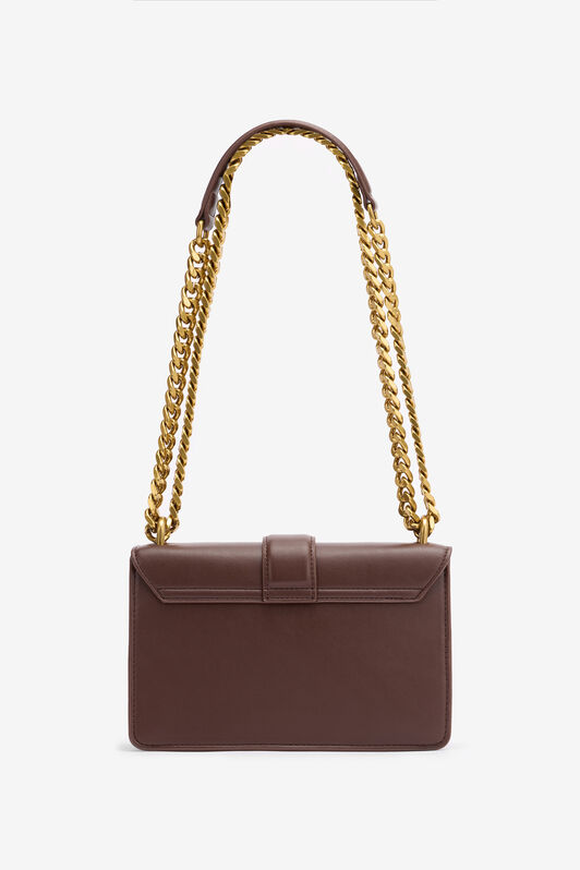 JC Borsa Con Serpenti E Manico A Catena Marrone TFB029-TF394