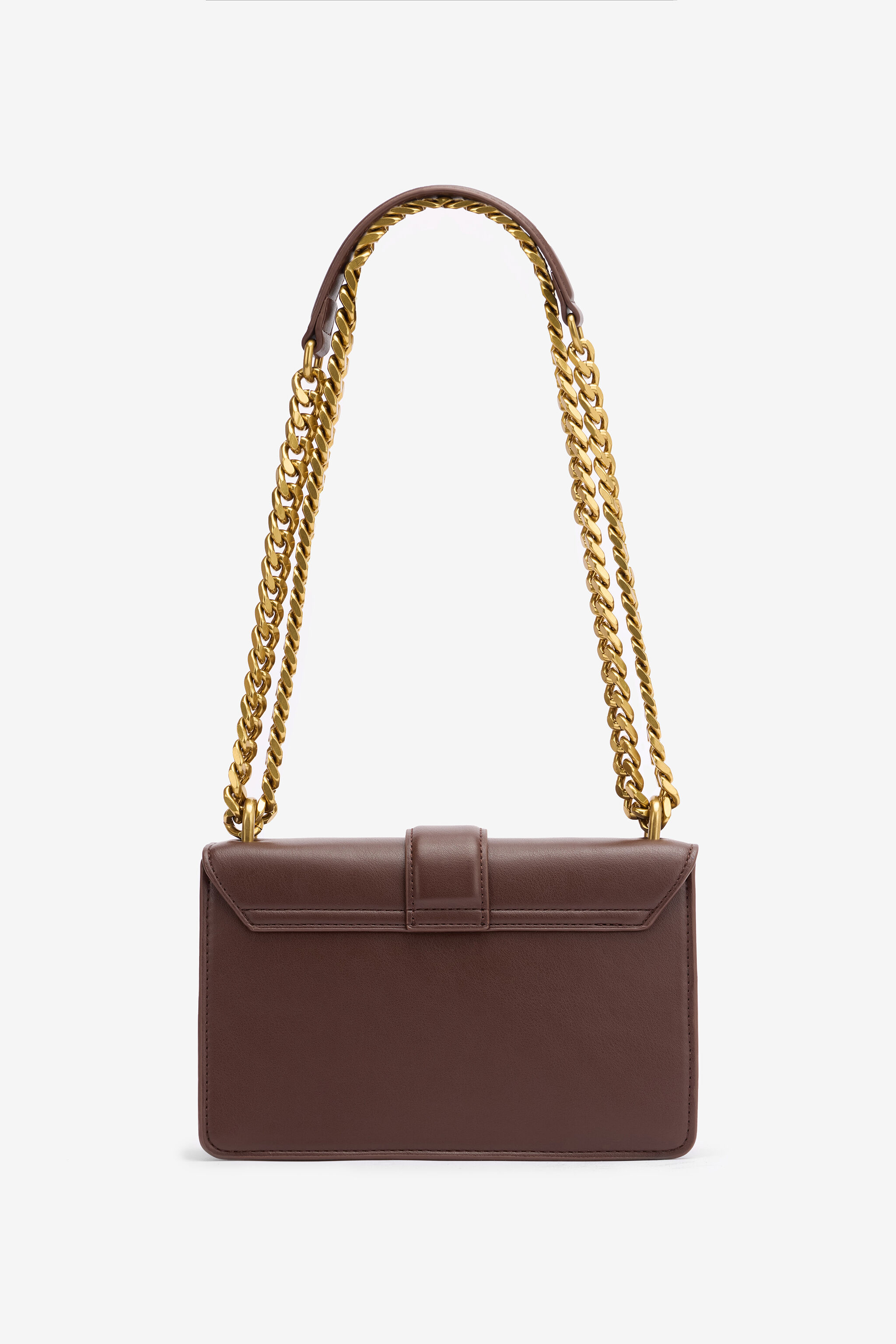 JC Borsa Con Serpenti E Manico A Catena Marrone TFB029-TF394