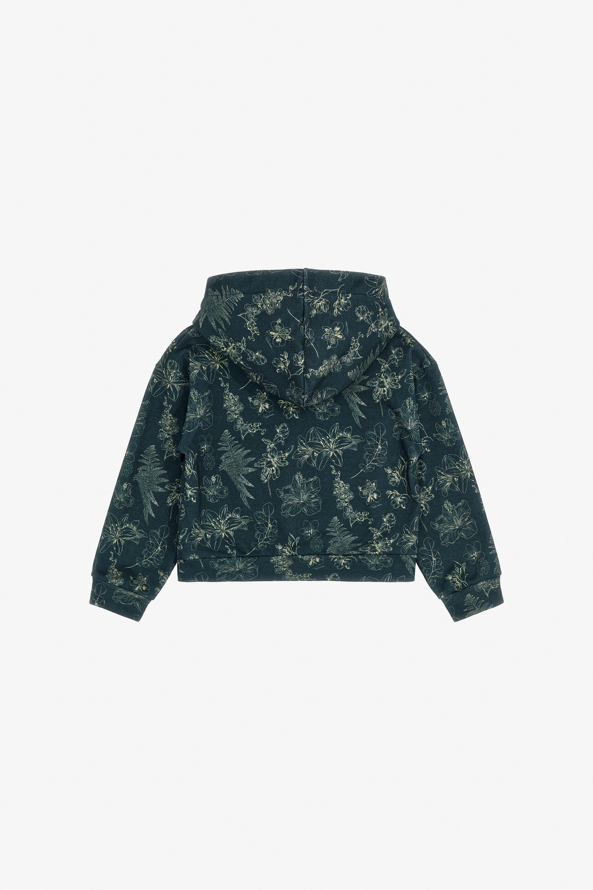 JU Sweatshirt mit Blumenmuster Blau TJT68C-5OM08