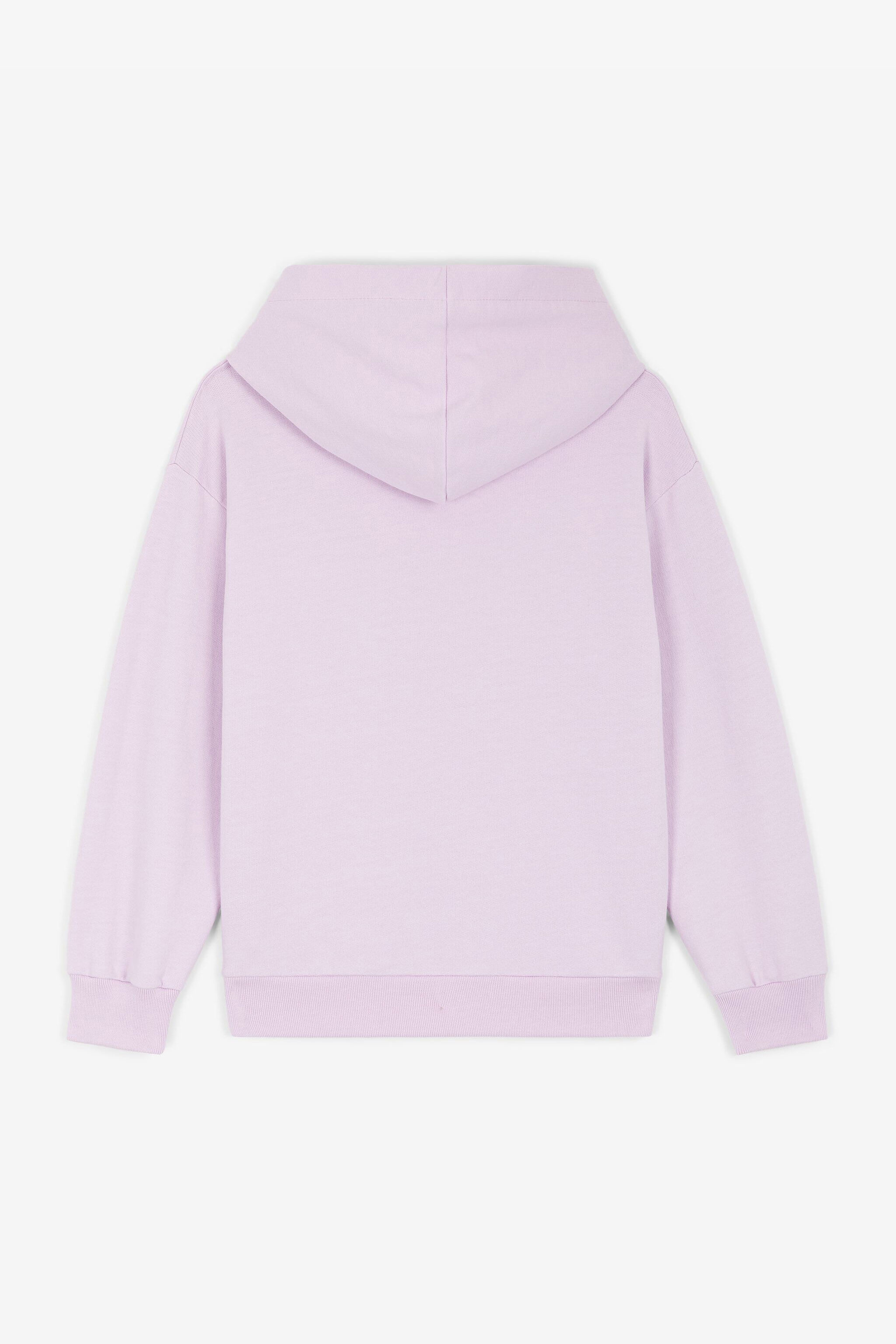 JU Floral-embroidered cotton hoodie Purple RJT90U-CF050