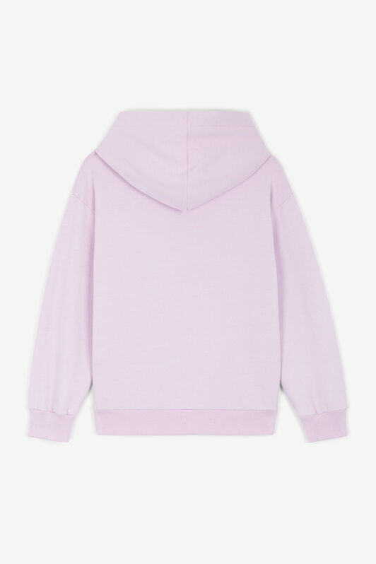 JU Floral-embroidered cotton hoodie JU Floral-embroidered cotton hoodie Purple RJT90U-CF050