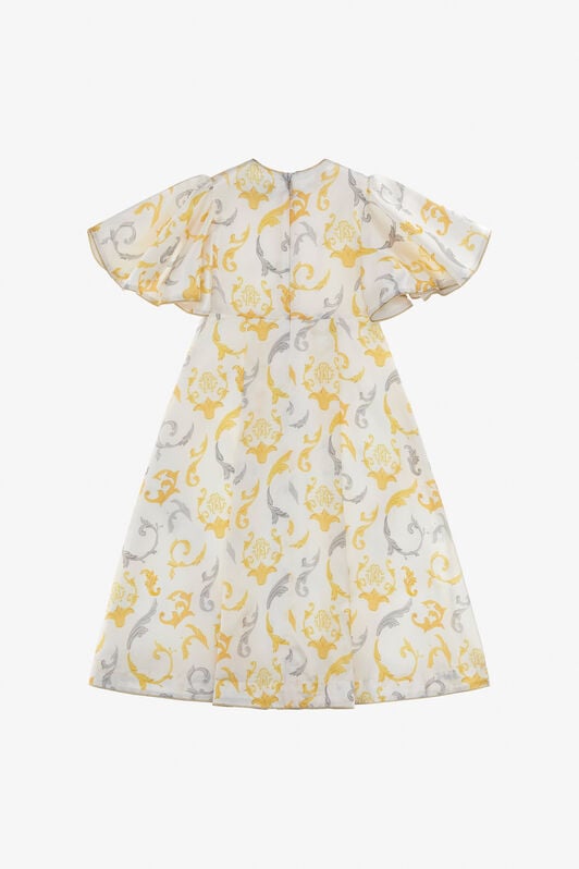 JU Printed Dress Weiß SJT179-SCL95
