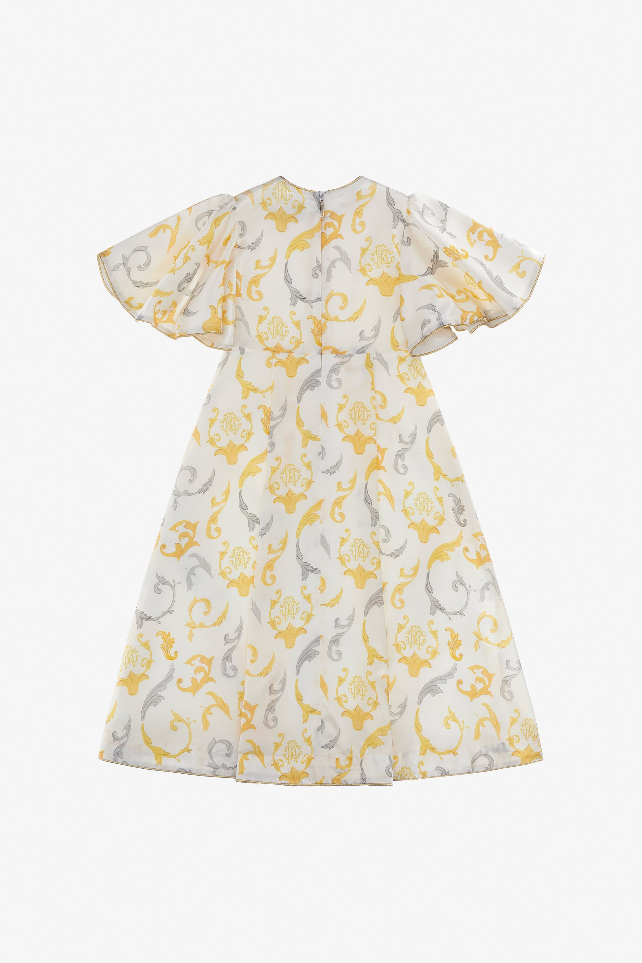 JU Printed Dress Weiß SJT179-SCL95
