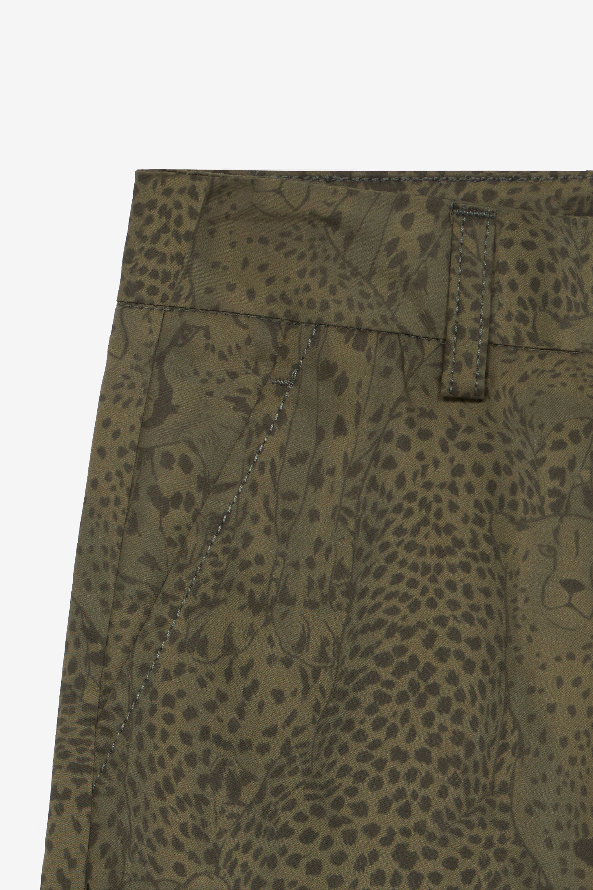 JU Bermuda Con Stampa Ghepardi MILITARY GREEN UJT25C-7MO35