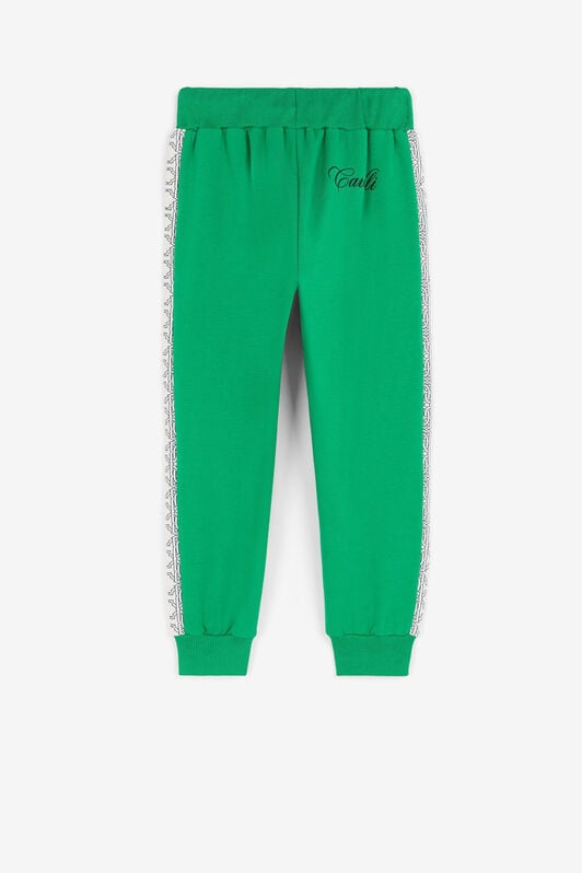 JU RC Monogram-Print Sweatpants JU RC Monogram-Print Sweatpants Green PJT231-CF050