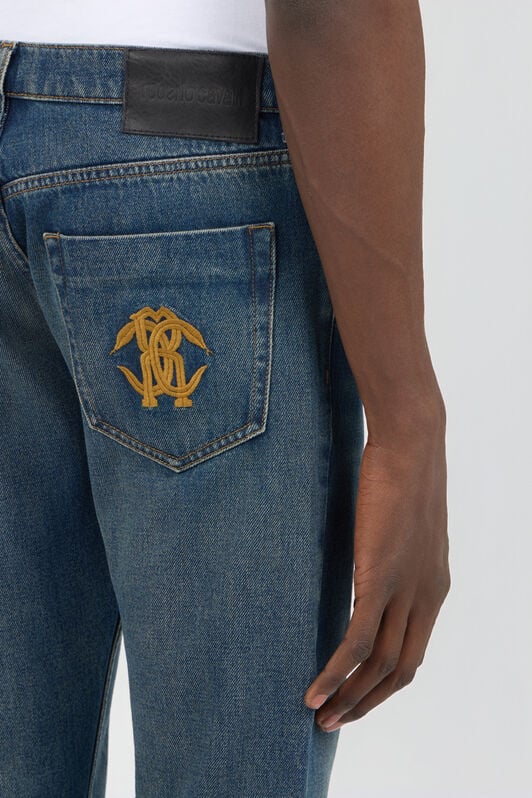 RC Blue Jeans with Monogram RC DARK BLUE SOJ20F-DLO10