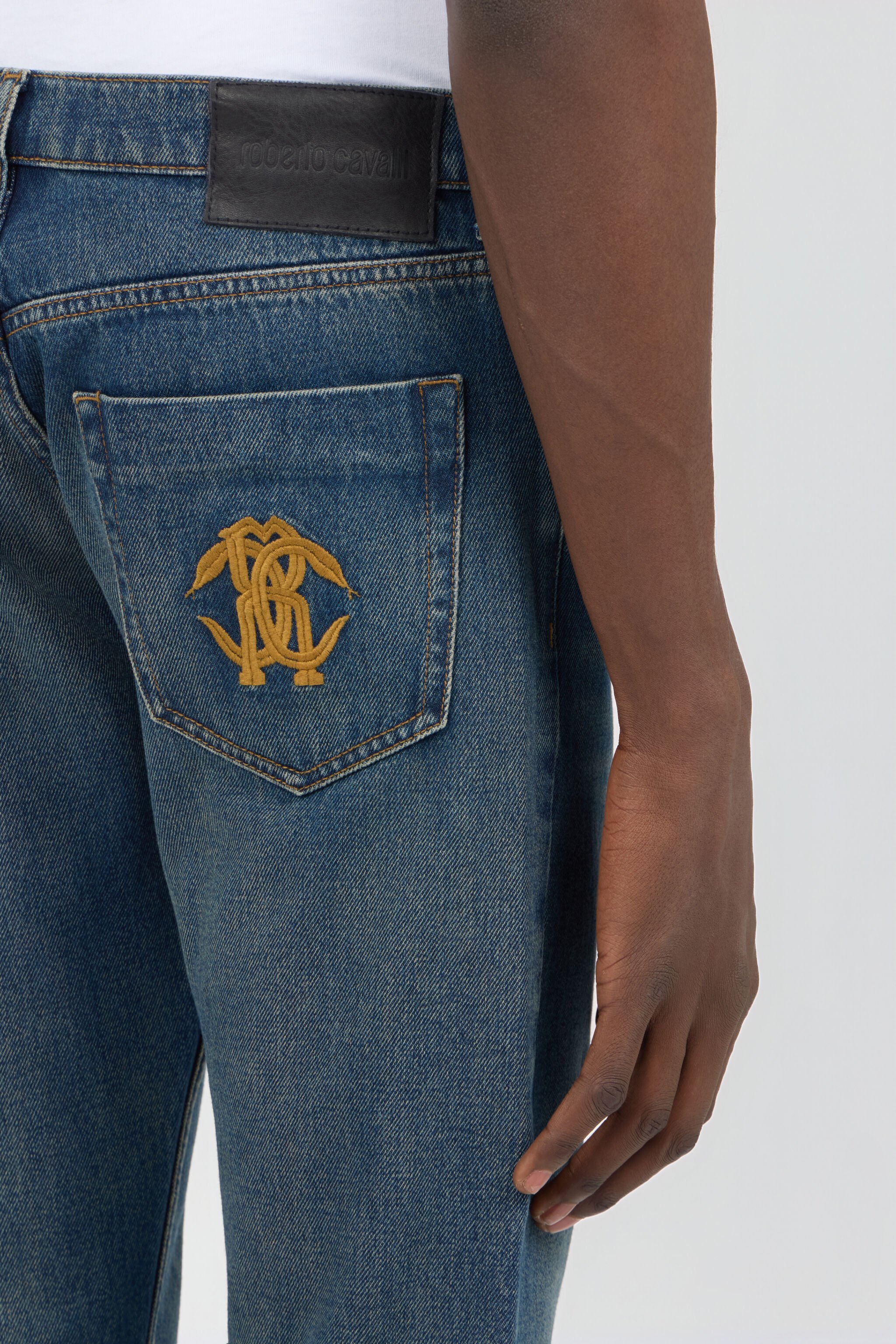 RC Blue Jeans with Monogram RC DARK BLUE SOJ20F-DLO10