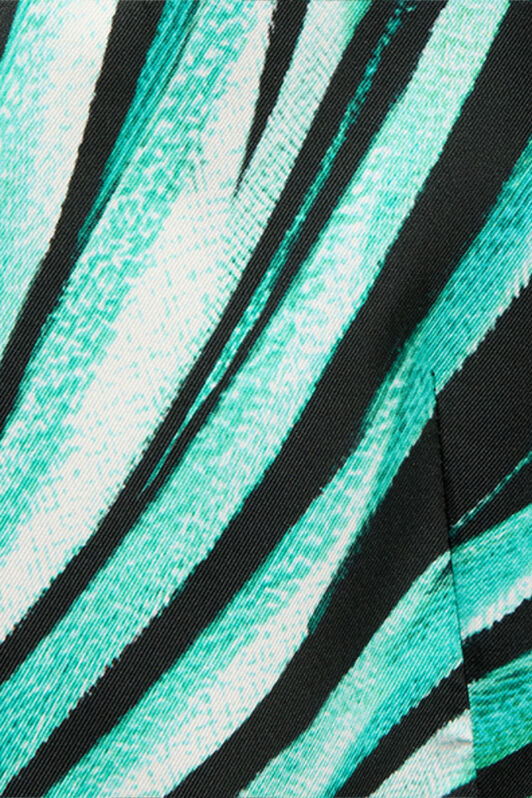 RC Seidenjacke Mit Ray Of Sea Print TURCHESE VKT405-4QM33