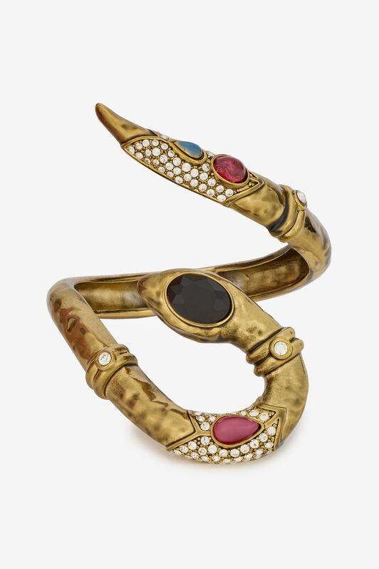RC Open Bracelet with Snake RC Open Bracelet with Snake Gold VKG006-AM081