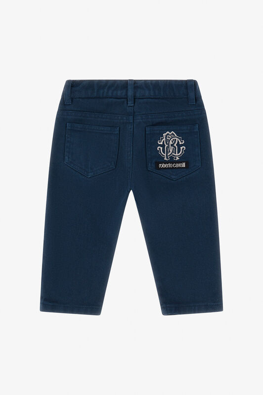 JU Pantalon avec logo RC Bleu TJJ208-CE035