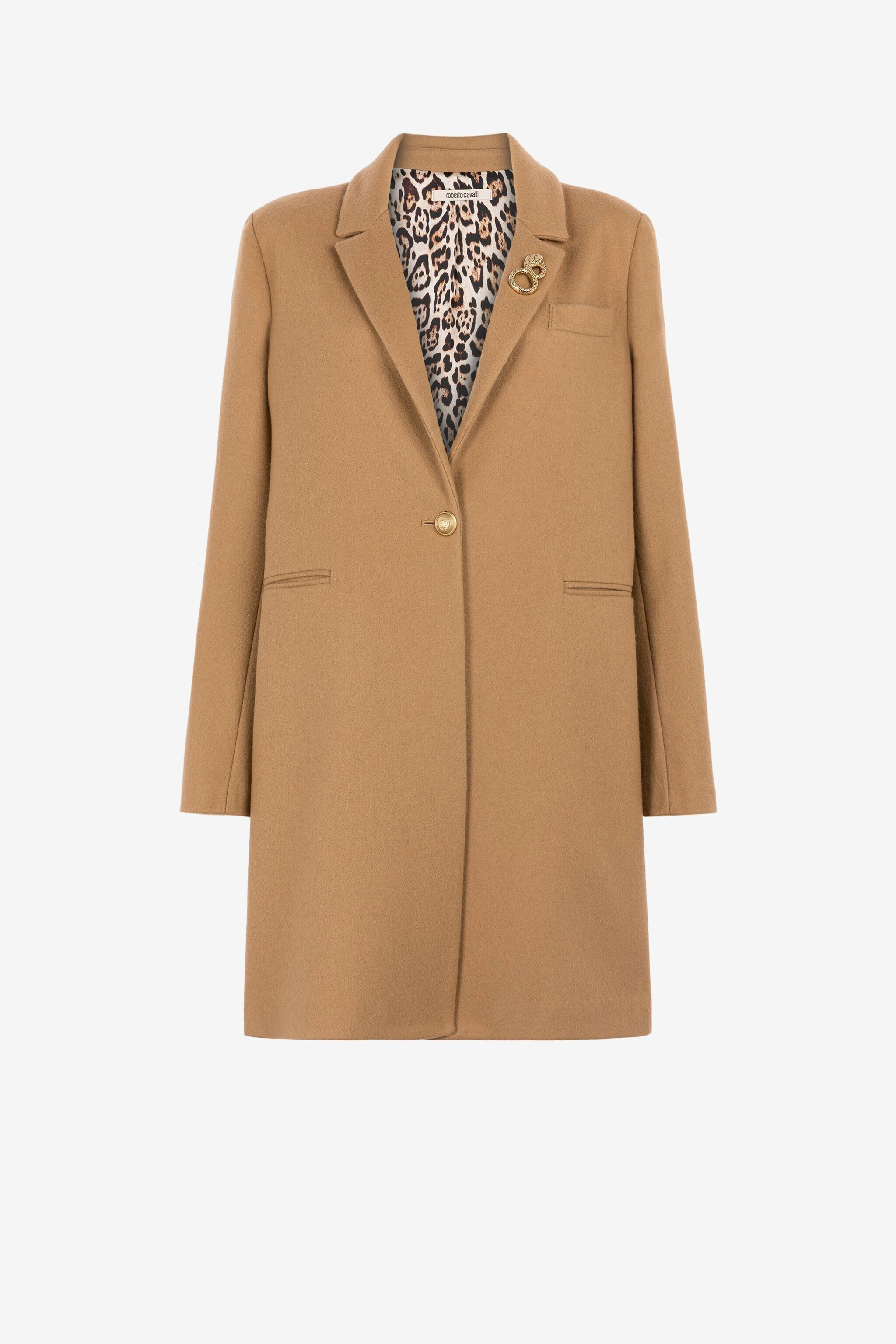 RC Single-Breasted Coat Light Brown JST40L-MQO38