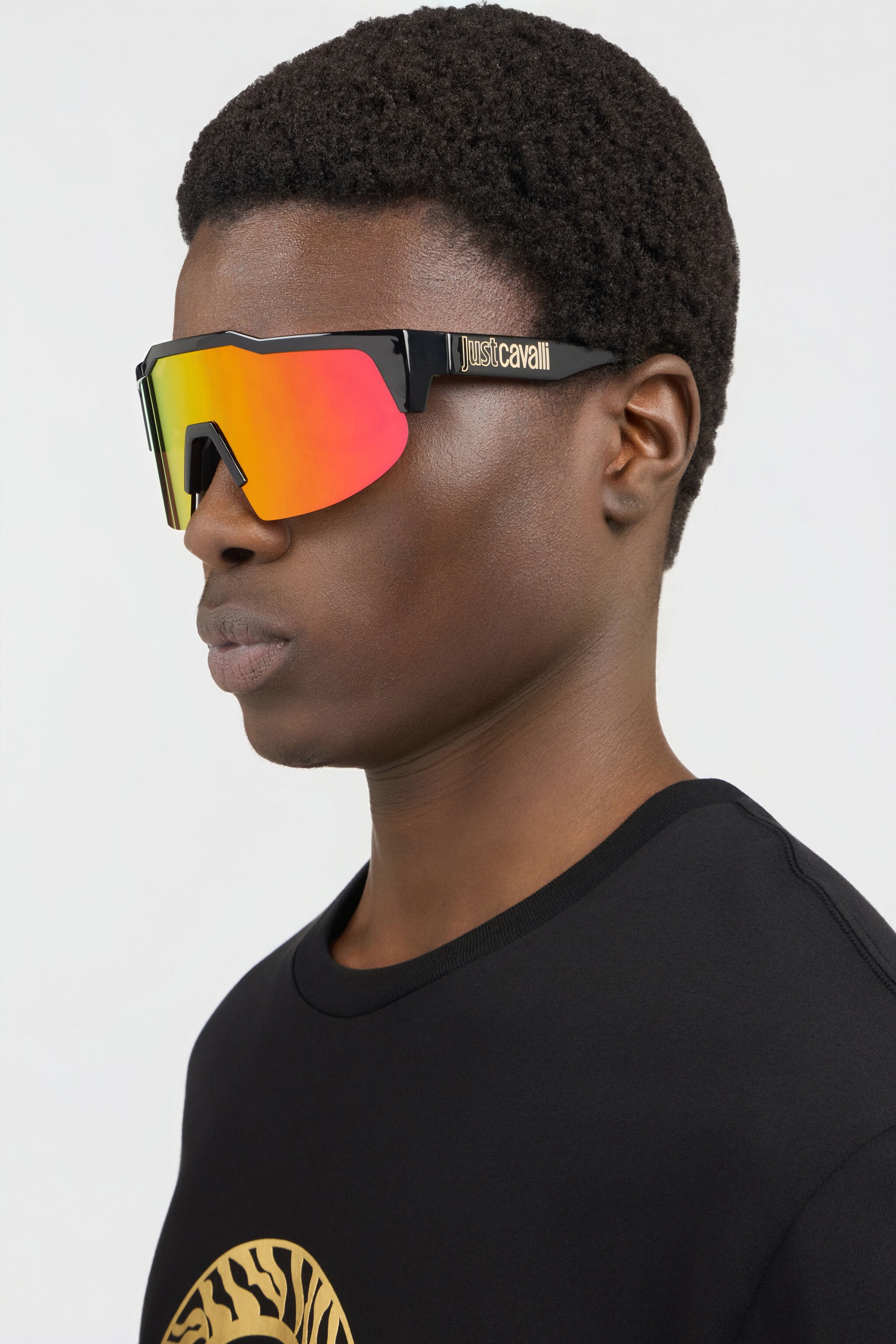 JC Occhiale da sole Just Cavalli TOTAL SHINY BLACK UALD34-ID231