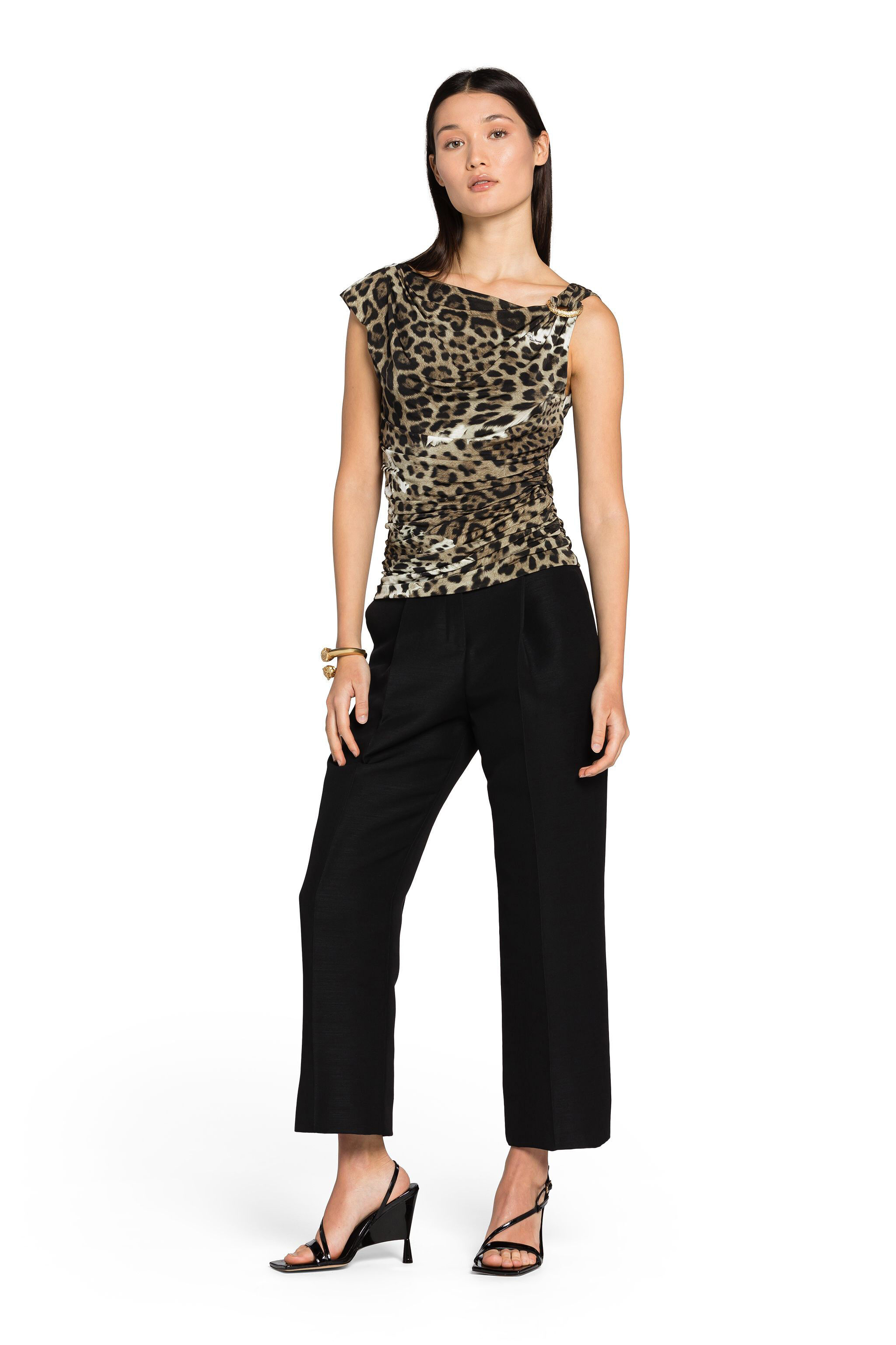 RC Wide-Leg Trousers Black HQT211-WC012