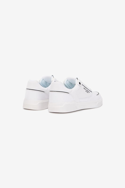 JC Baskets Blanches En Cuir Avec Logo WHITE UFS015-UF290