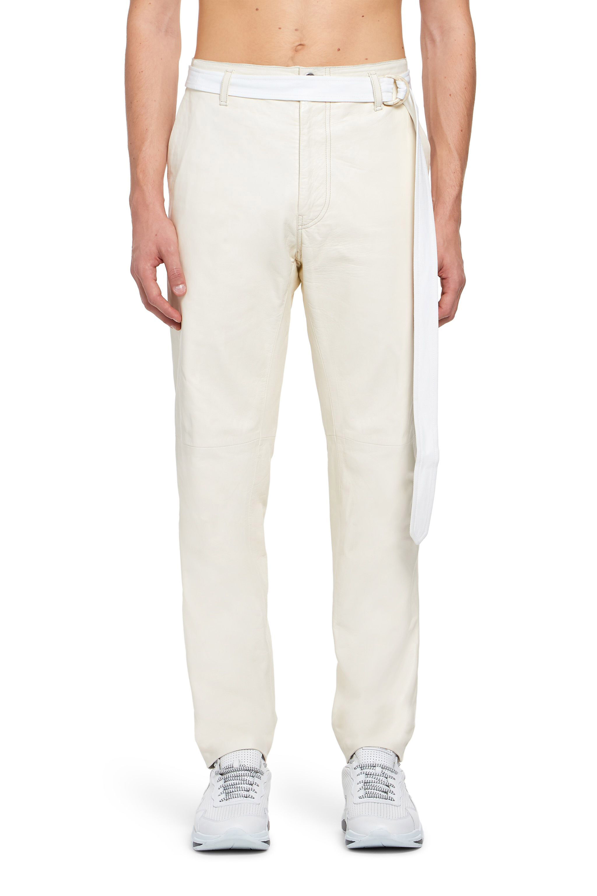 RC White nappa chino trousers WHITE IMP205-PN001