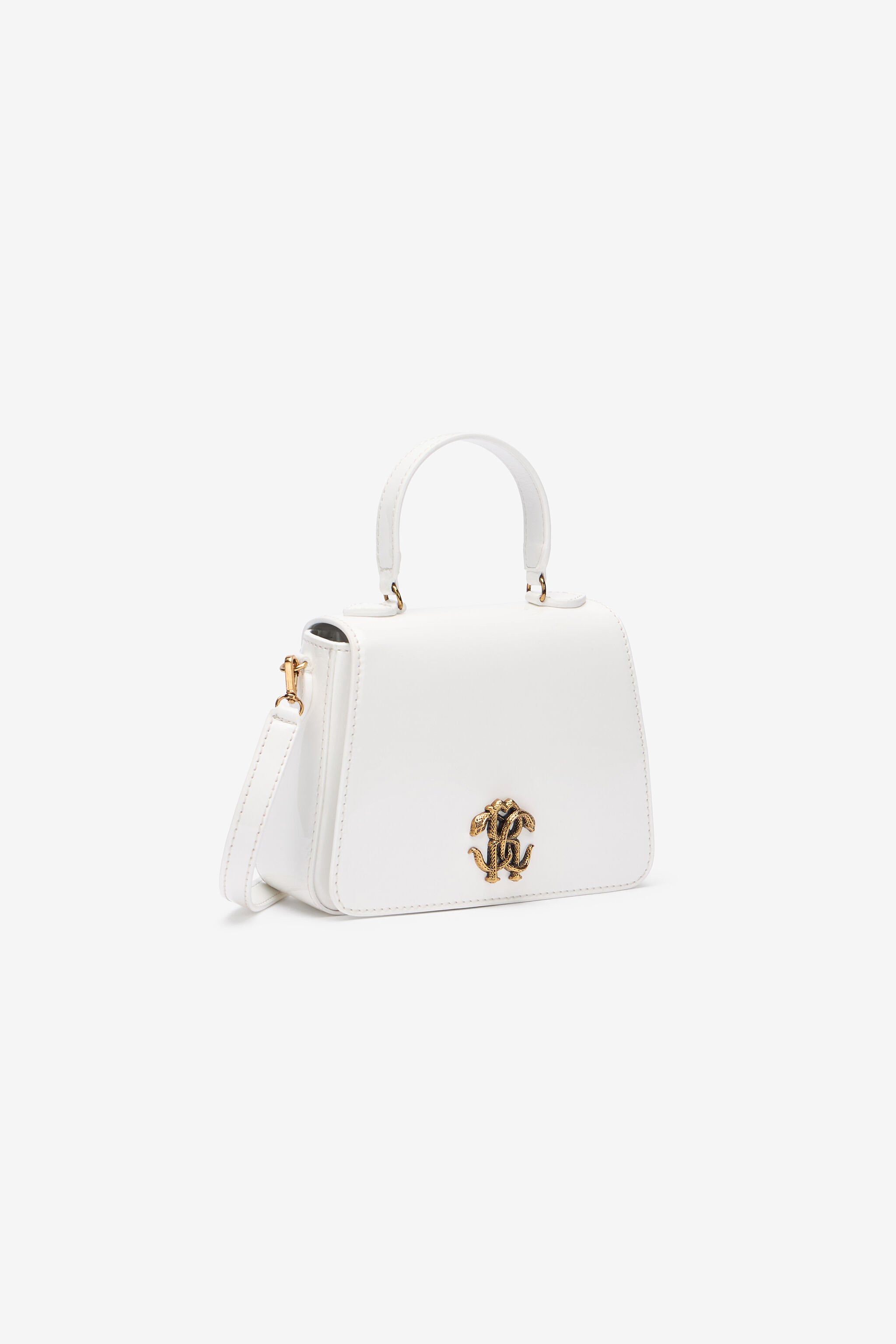 JU Mini Bag With Mirror Snake Monogram WHITE UJB00B-ABJ04