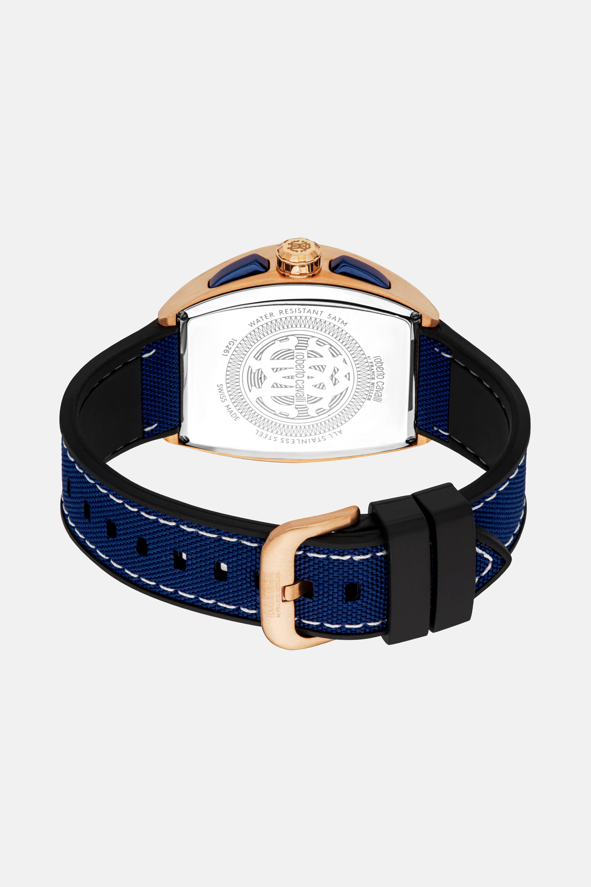 RC Roberto Cavalli by Franck Muller Men watch ROSE GOLD DARK BLUE UALT08-IT539