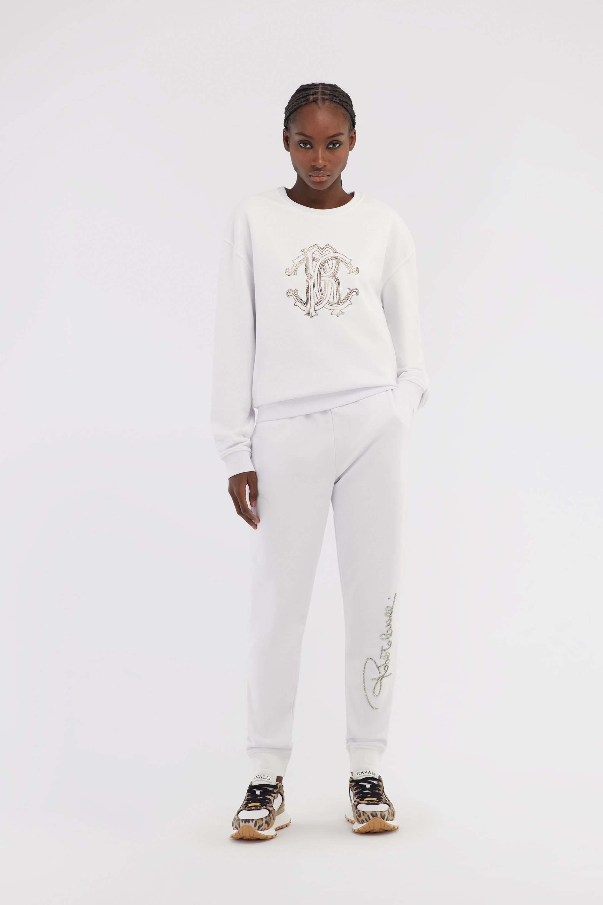 RC Sweatshirt with Monogram RC White NOT67A-CF052