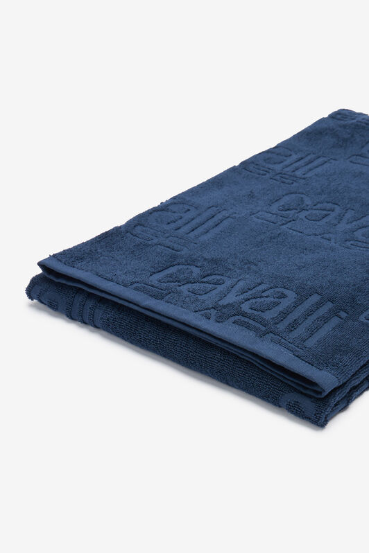 CL Beach towel with all-over Cavalli Class logo  QXH01I-RXL03
