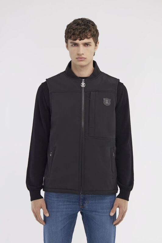 RC Gilet imbottito con logo Nero NOT40H-SB001