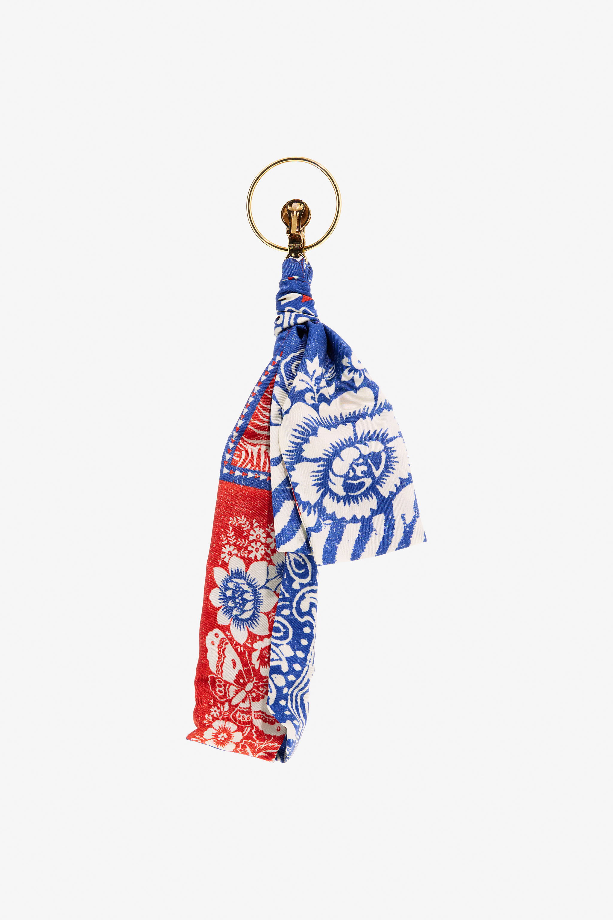 RC Bandana Print Earrings Blue TKG001-AM019