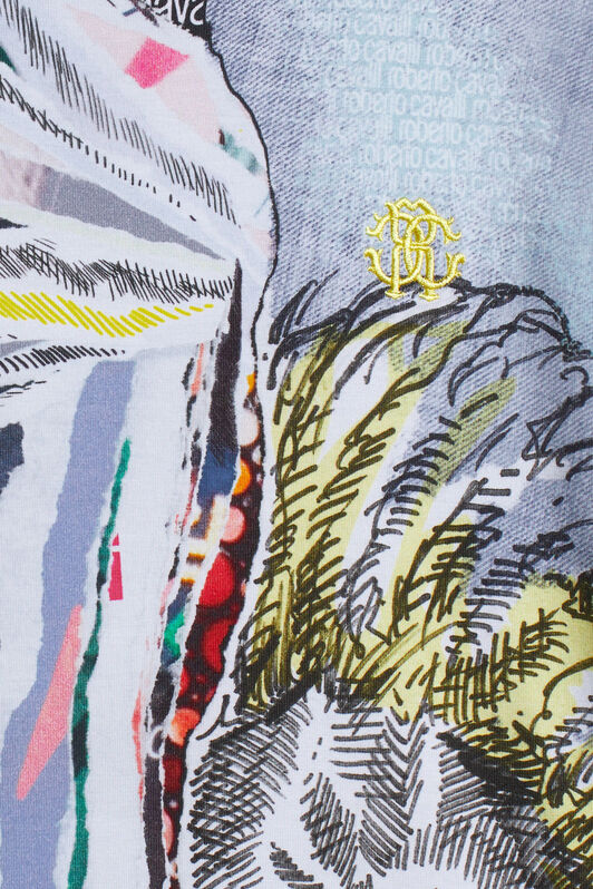 JU Street Collage print T-shirt MULTICOLOR IJT65G-JFQ89