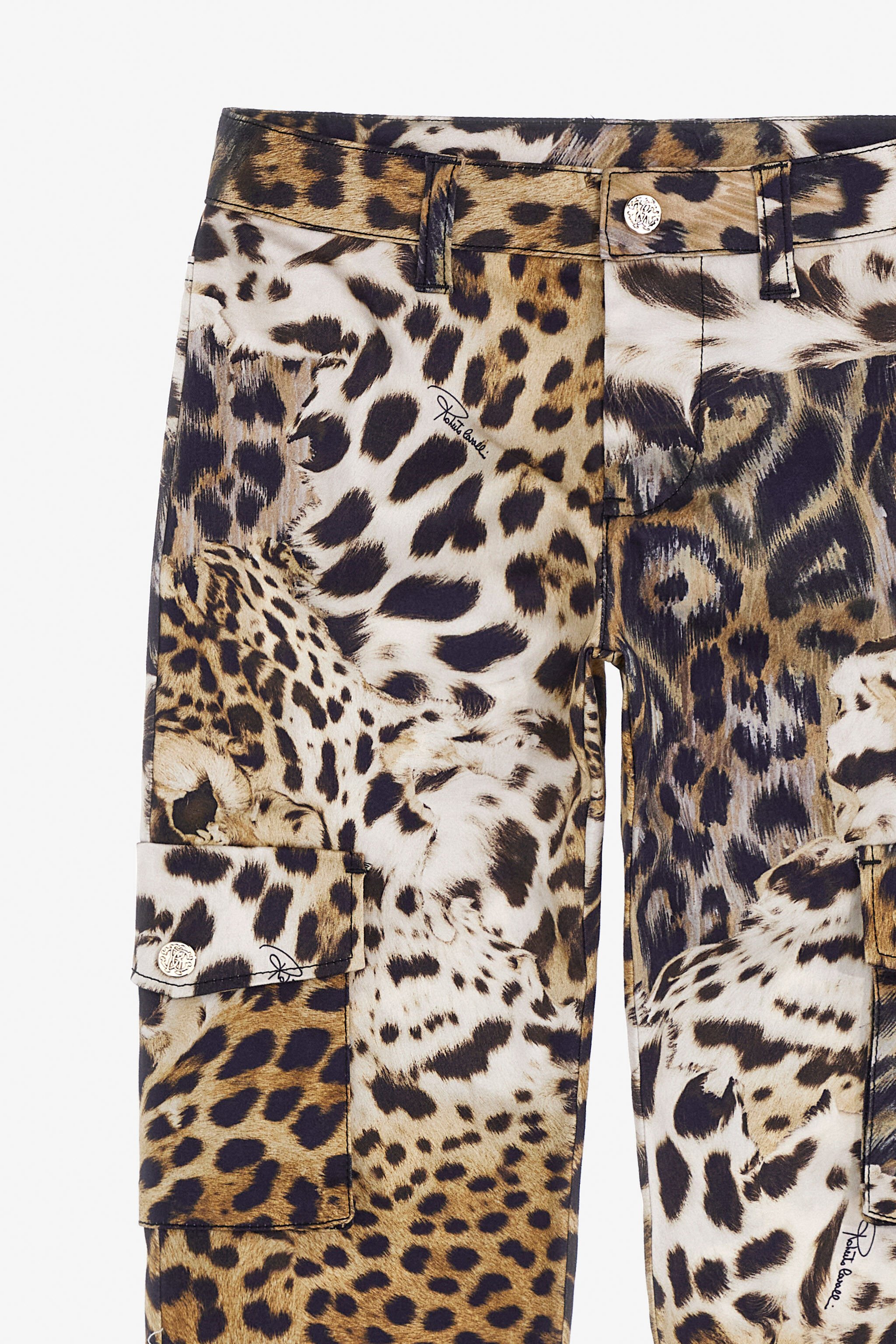 JU Jaguar Skin print pants Light brown TJT22D-6SM10