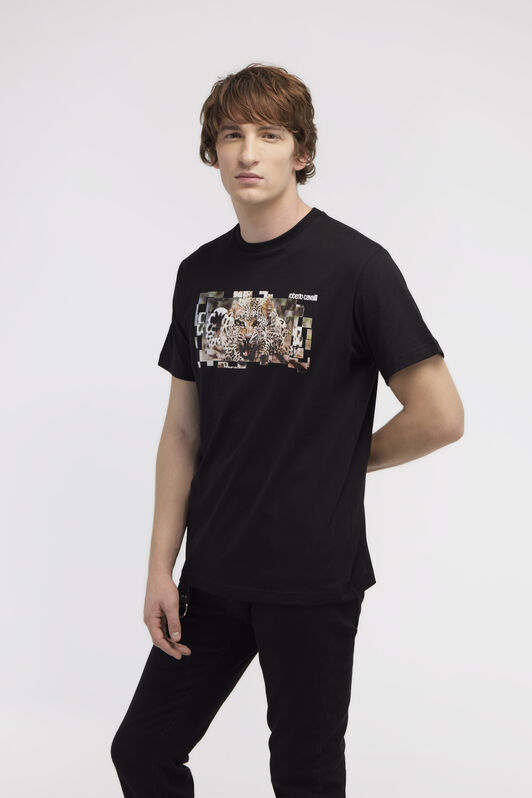 RC T-shirt with Jaguar logo and print RC T-shirt with Jaguar logo and print Black NOT60K-JD060
