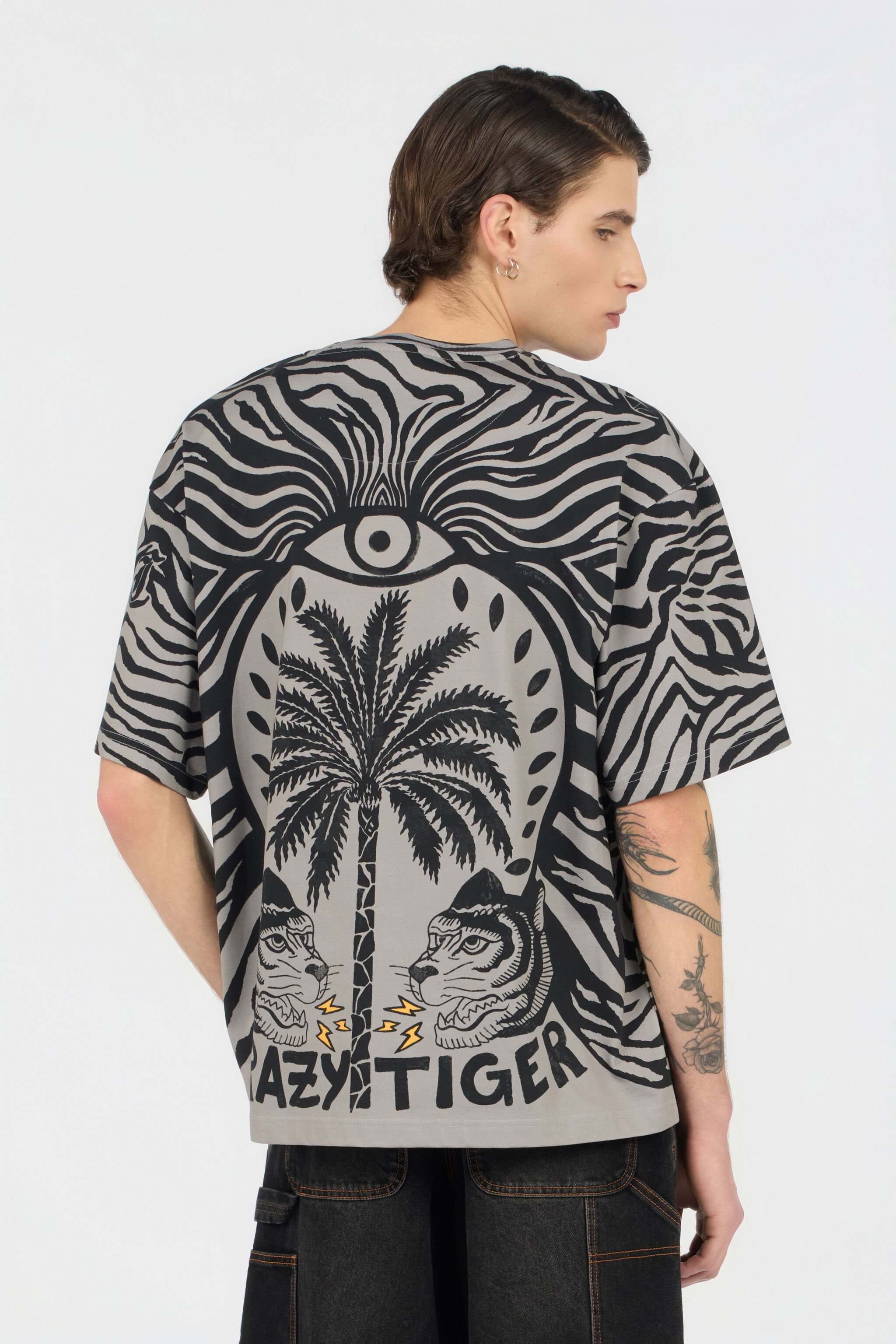 JC T-shirt Stampa Natural Barb Black JC T-shirt Stampa Natural Barb Black BLACK WFT056-WF086