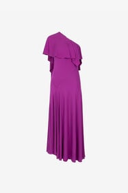${brand} Vestido drapeado con un solo hombro ${colorDescription} ${masterID}
