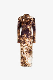 RC Appaloosa Print Dress Marrón TKT130-6CN08