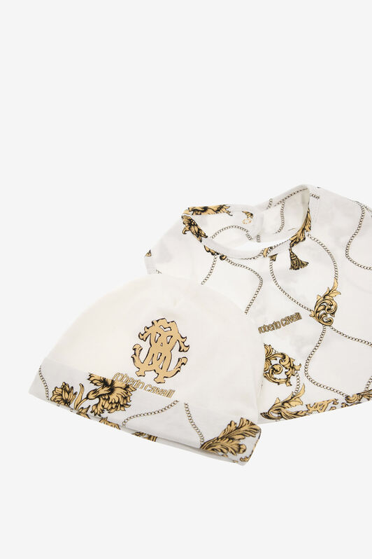 JU Completo con Monogram RCe stampa Bianco SJT819-JD001