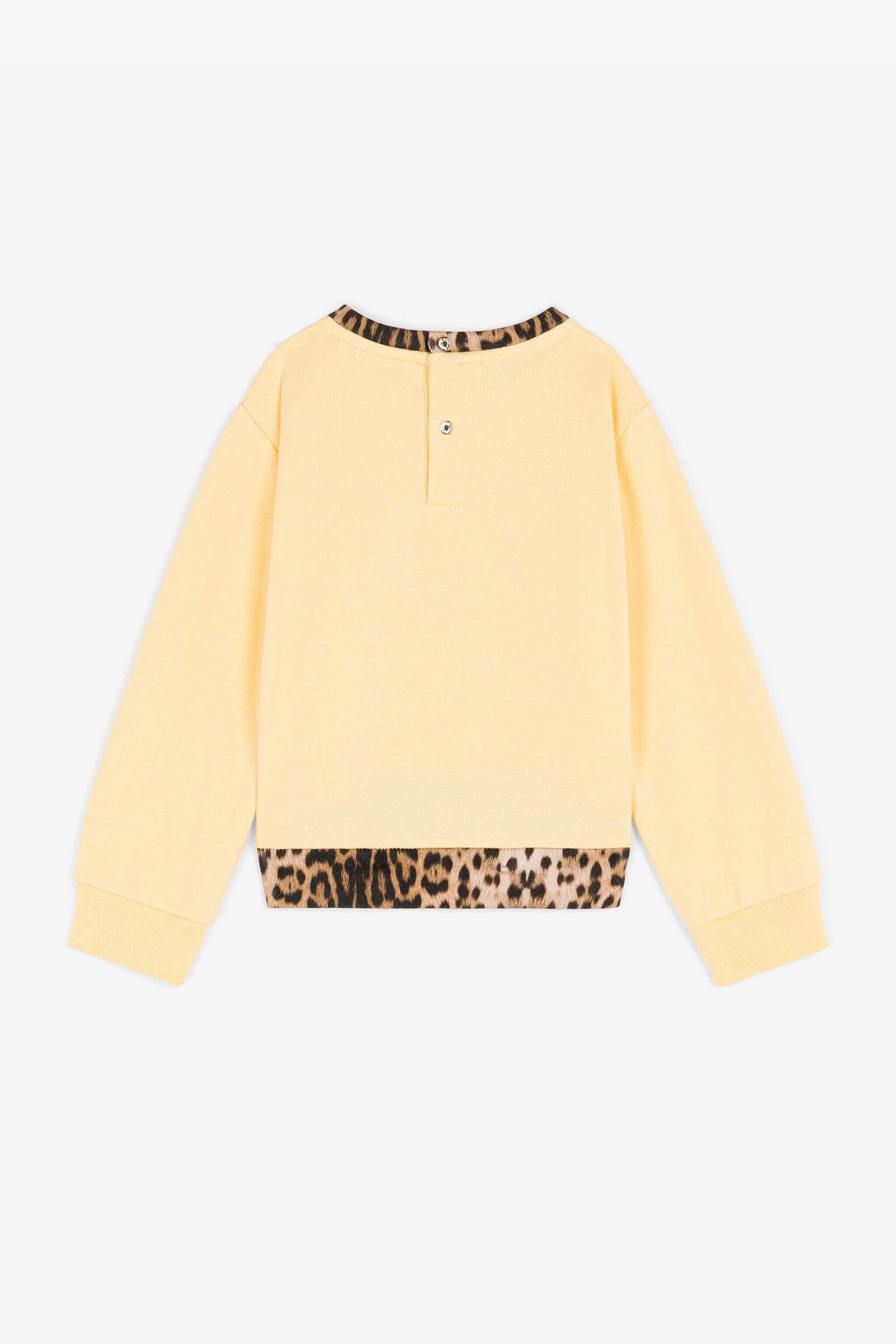 JU RC Monogram Cotton Sweatshirt Yellow RJT900-CF050