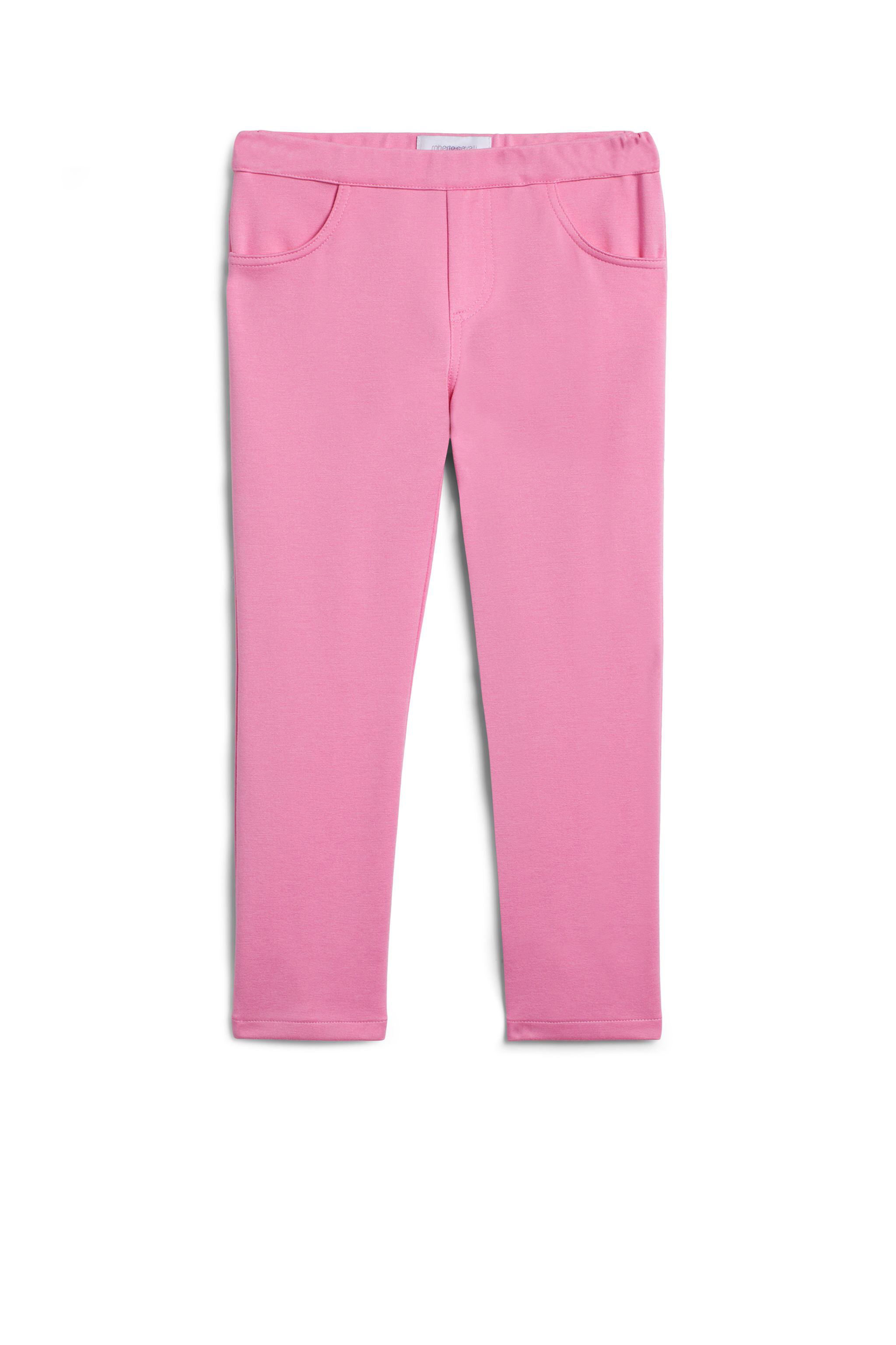 JU Pink logo crest jeggings AURORA PINK IJT210-JT023