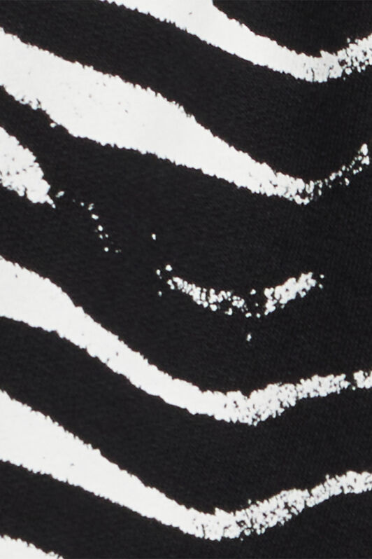JU Pantaloni Con Stampa Zebra Nero UJT25A-CF050