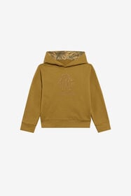 JU Ockerfarbener Kapuzenpullover mit Monogram RC KHAKY TJT676-CF050