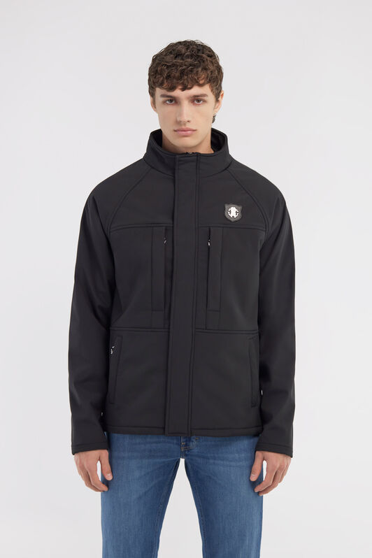 RC Piumino imbottito con logo Nero NOT40I-SB001