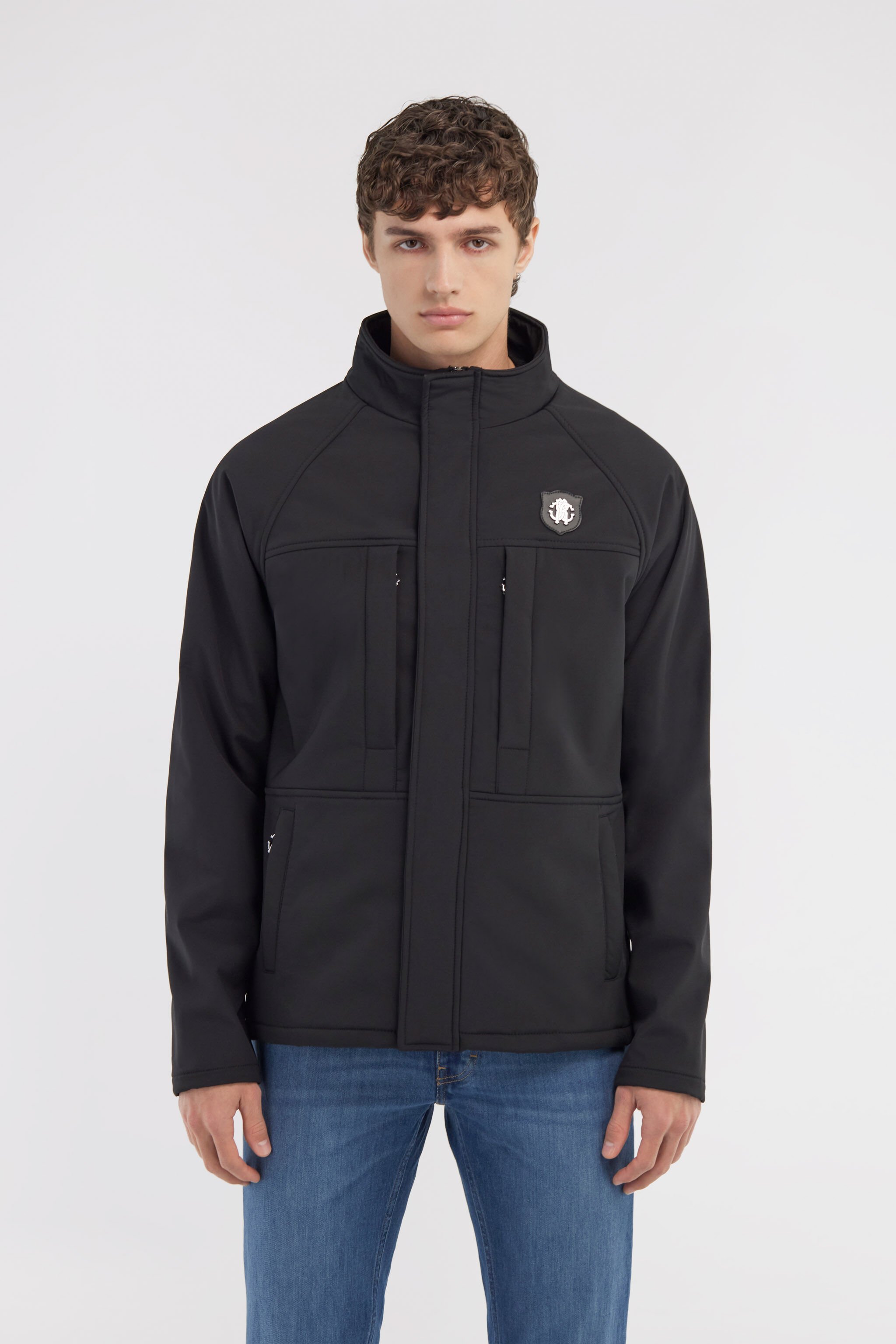 RC Piumino imbottito con logo Nero NOT40I-SB001