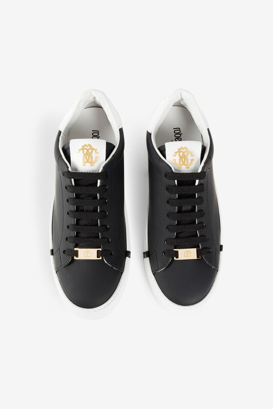 RC Sneakers mit RC-Monogramm Schwarz JSS01B-PZ085