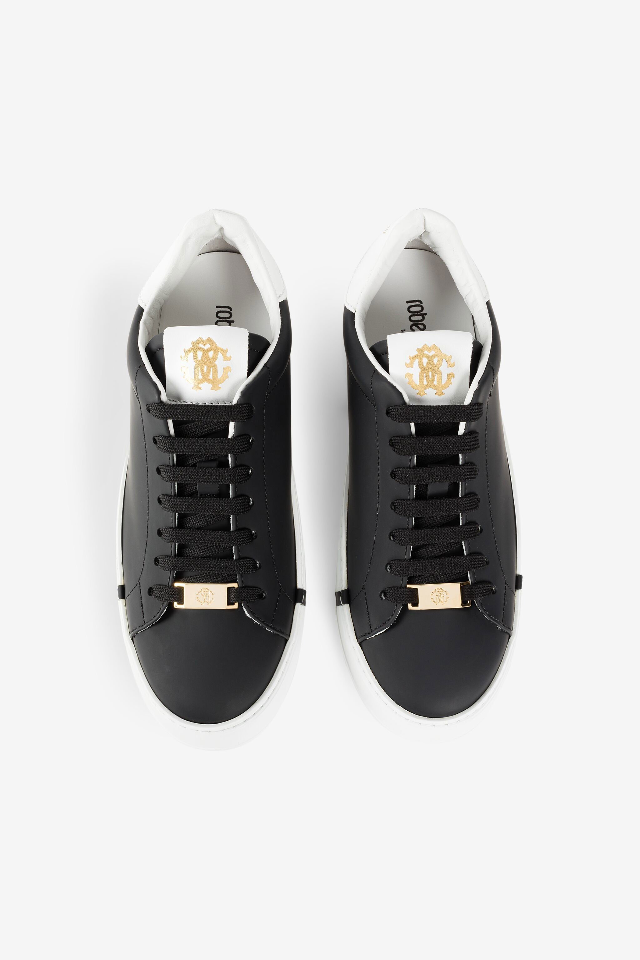 RC Sneakers mit RC-Monogramm Schwarz JSS01B-PZ085