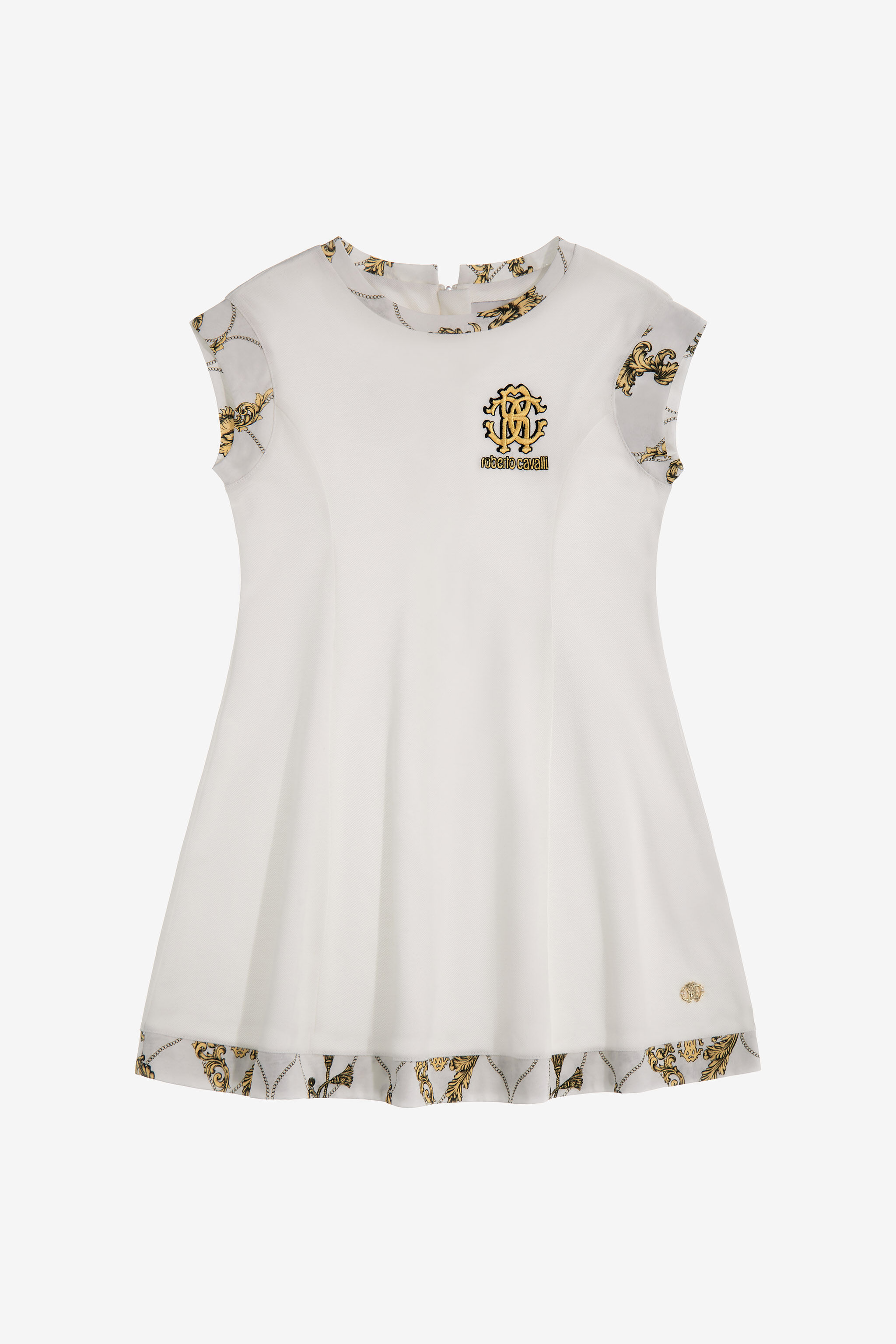JU RC Monogram dress White SJT130-KB003