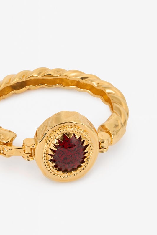 RC Golden Bangle With Ruby Stone RC Golden Bangle With Ruby Stone ORO/RUBINO VWG008-AM081