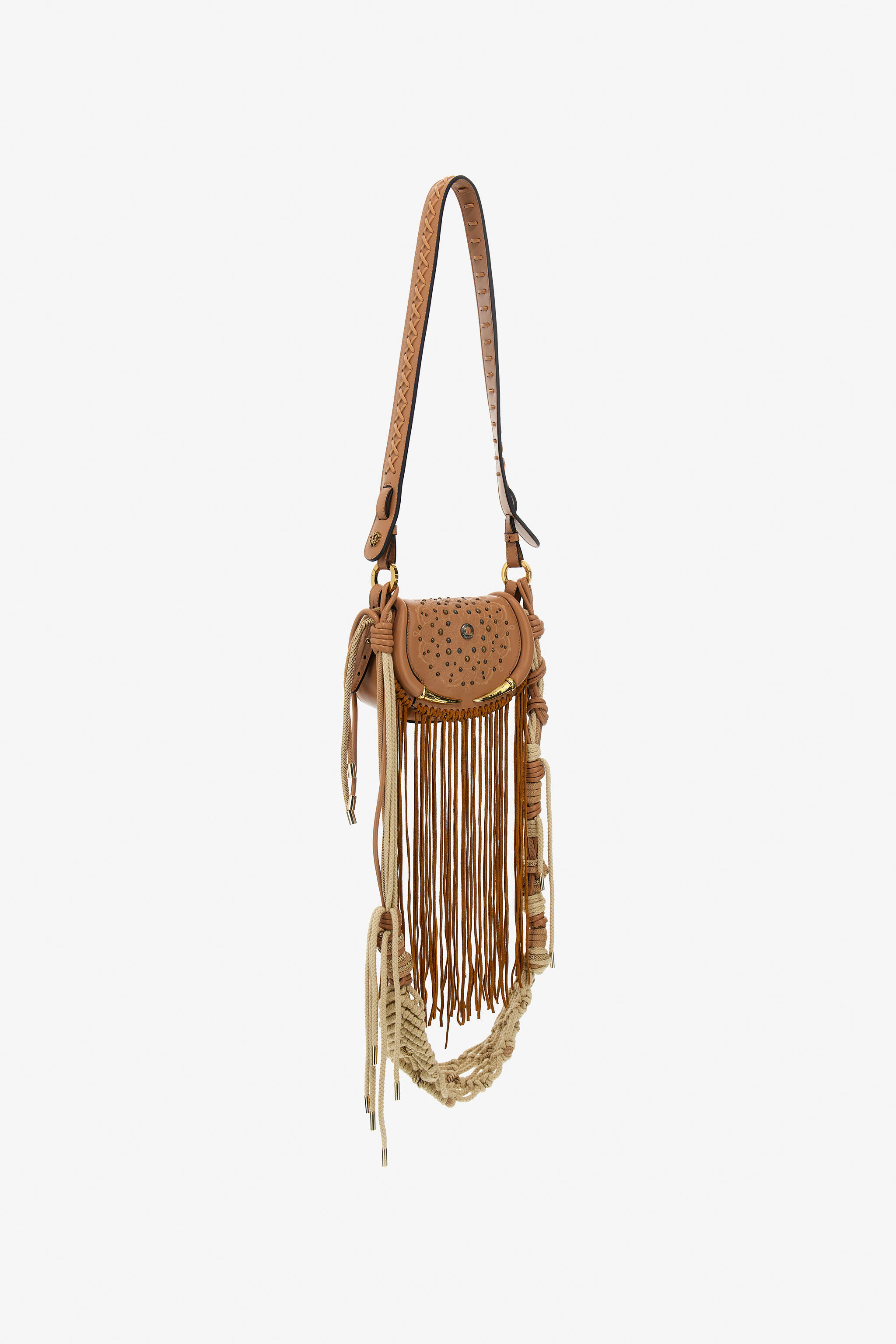 RC Fang Bag con Frangia Marrone SWB015-PZ078
