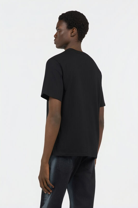 RC Black T-shirt with embroidered logo BLACK SOT60D-JD001