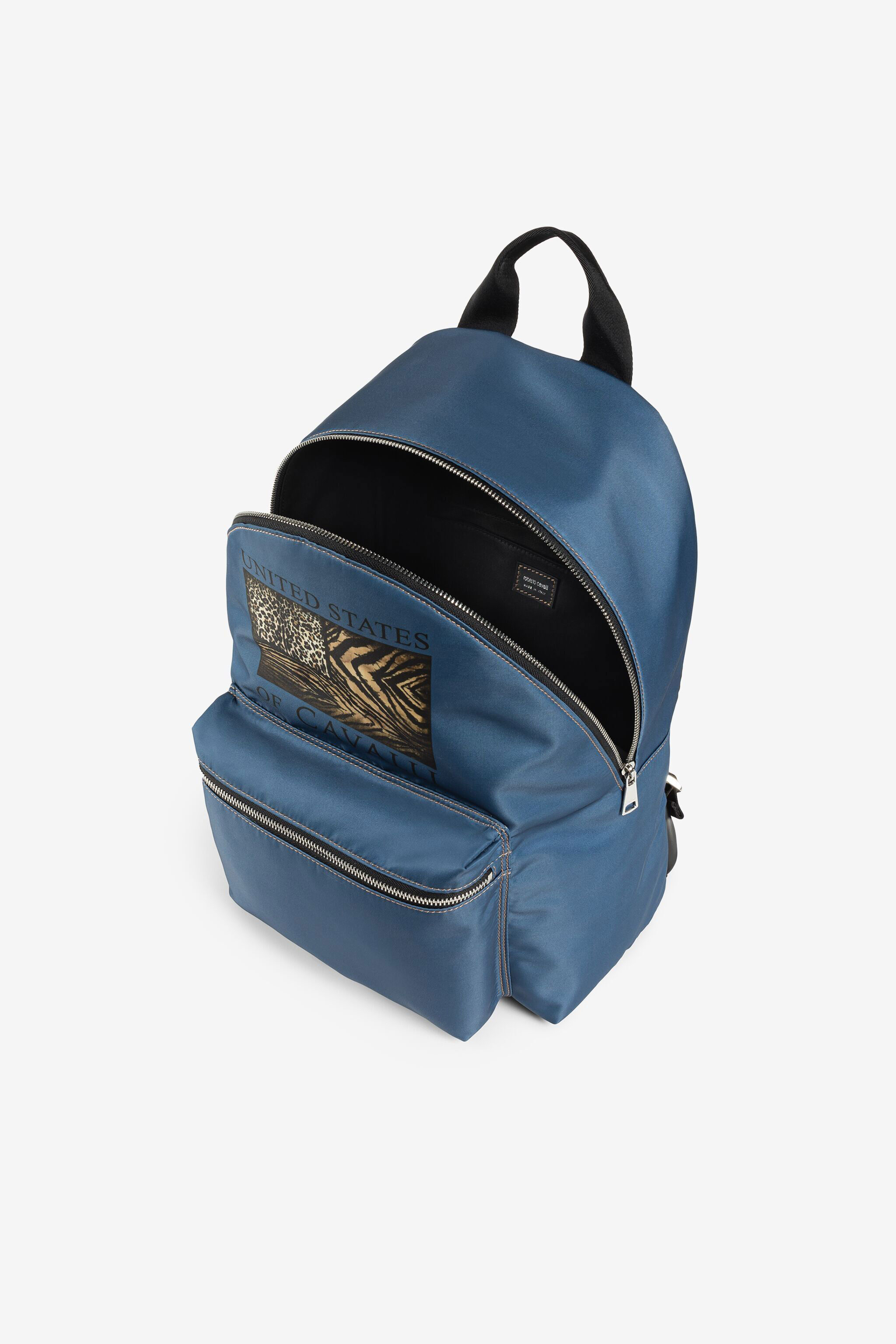 RC Graphic-print backpack Dark blue QRB003-3F000